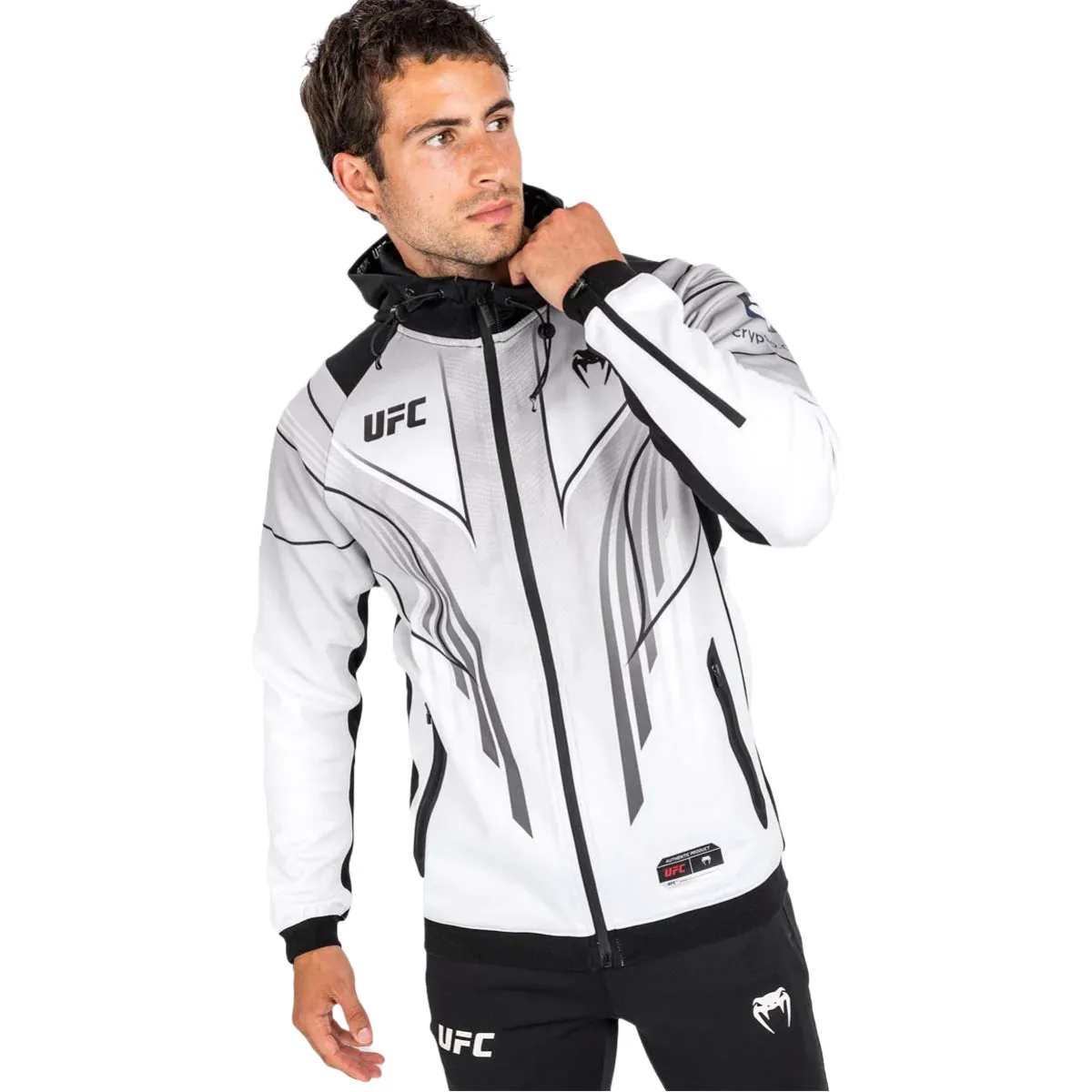 Venum UFC Authentic Fight Night 2.0 Walkout Hoodie White